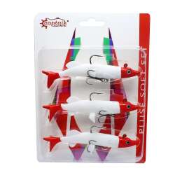 Captain 3067 Pluse Soft 12cm Turna Silikonu 3lü Set Suni Yem - 5