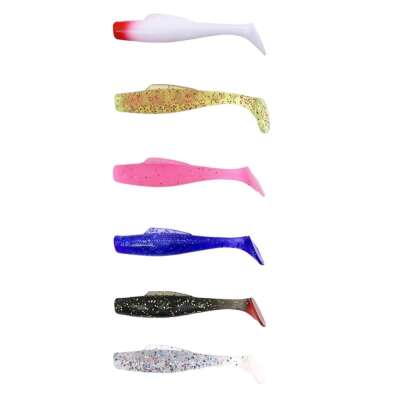 Captain 3070 Healer Soft 6gr 85cm Levrek Silikonu 6lı Mix Set Suni Yem - 1