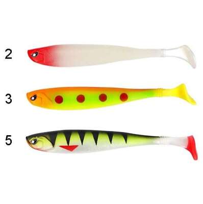 Captain 3072 Pure T-Tail Soft 12cm 5li Paket 10gr Levrek Silikonu Suni Yem - 1