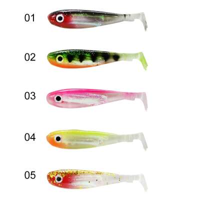 Captain 3074 Duck Tail Soft 9cm Levrek Silikonu 5li Paket Suni Yem - 1