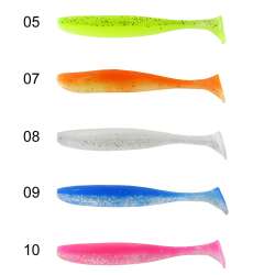 Captain 3075 Shad Tail Soft 10cm Levrek Silikonu 5li Paket Suni Yem - Captain