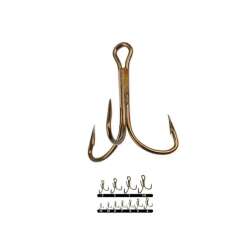 Captain 334 Üçlü İğne 100lü Kutu Bronz - Captain