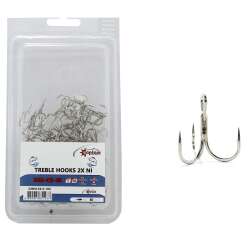 Captain 336 Üçlü İğne Sahte Balık İçin 100lü Kutu Nikel - Captain