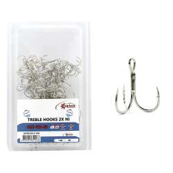 Captain 337 Üçlü İğne Sahte Balık İçin 100lü Kutu Nikel - Captain