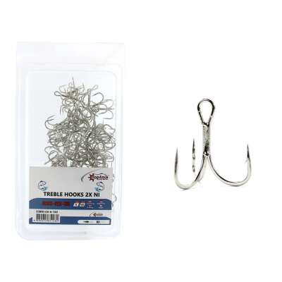 Captain 338 Üçlü İğne Sahte Balık İçin 100lü Kutu Nikel - 1