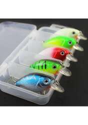 Captain 3398 Lure SET 5cm Floating 5li Maket Balık Seti - 3