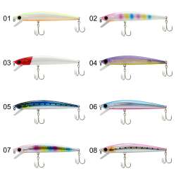 Captain 3442 Pela 80 mm Floating 6 gr Kurşun Arkası Maket Balık - Captain