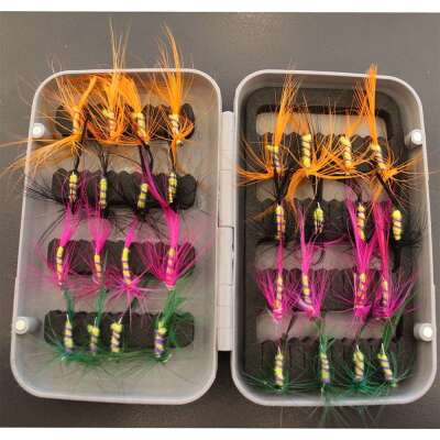 Captain 3452 Trout Fly Sinek Assortment Alabalık Yemi 32li Mix Set - 1