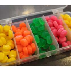 Captain 3496 Pop Corn Silikon Sazan Yemi 100lü Kutuda Color:Mix - 3