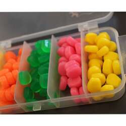 Captain 3496 Pop Corn Silikon Sazan Yemi 100lü Kutuda Color:Mix - 4