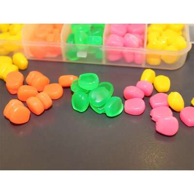 Captain 3496 Pop Corn Silikon Sazan Yemi 100lü Kutuda Color:Mix - 5