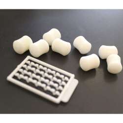 Captain 3497 Dumbell White Color 8li Paket Sazan Yemi - 3