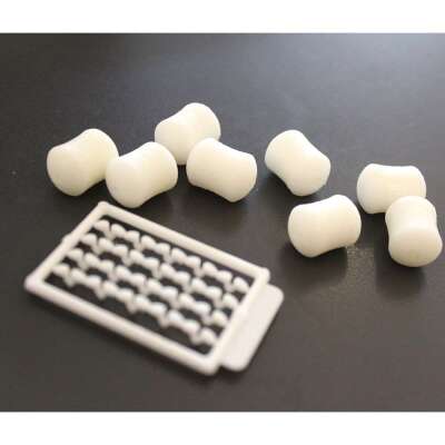 Captain 3497 Dumbell White Color 8li Paket Sazan Yemi - 3