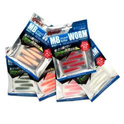 Captain 3518 Mad Bite Earth Worm 4 cm Aromalı LRF Silikon Yem 8li Set - 1