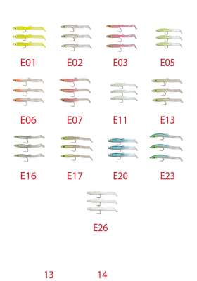 Captain 3526 Eel Fish 5cm Silikon Zargana Suni Yem 3lü Paket - 14