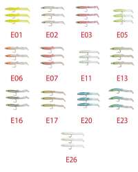 Captain 3526 Eel Fish 5cm Silikon Zargana Suni Yem 3lü Paket - 15