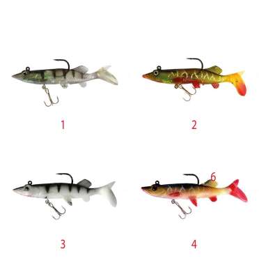 Captain 3546 Steady Pike Soft 10cm Turna Silikonu Suni Balık - 6