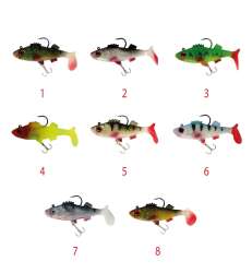 Captain 3549 Bebeto Soft 10cm Levrek Silikonu Suni Balık - Captain