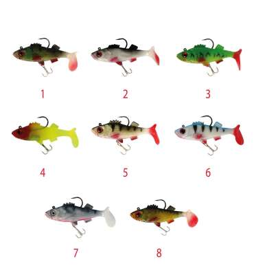 Captain 3549 Bebeto Soft 10cm Levrek Silikonu Suni Balık - 2