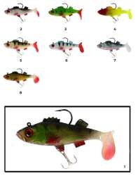 Captain 3549 Bebeto Soft 10cm Levrek Silikonu Suni Balık - 10