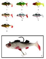 Captain 3549 Bebeto Soft 10cm Levrek Silikonu Suni Balık - 11