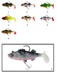 Captain 3549 Bebeto Soft 10cm Levrek Silikonu Suni Balık - 16