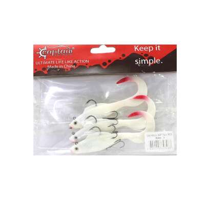 Captain 3559 Pencil Soft 10cm Levrek Silikonu 3lü Suni Balık - 1