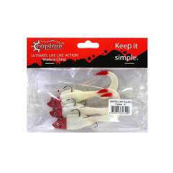 Captain 3559 Pencil Soft 10cm Levrek Silikonu 3lü Suni Balık - 2