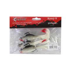 Captain 3559 Pencil Soft 10cm Levrek Silikonu 3lü Suni Balık - 6