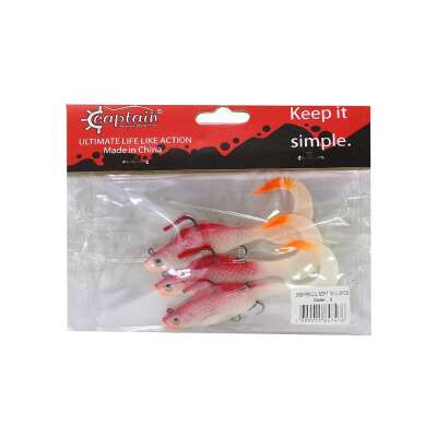 Captain 3559 Pencil Soft 10cm Levrek Silikonu 3lü Suni Balık - 7
