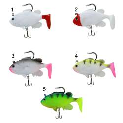 Captain 3563 Orient Soft 9cm Levrek Silikonu 3lü Set Suni Balık - Captain