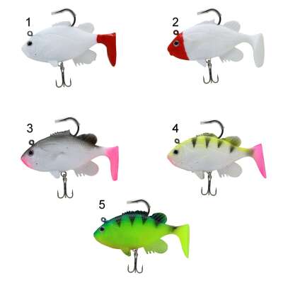 Captain 3563 Orient Soft 9cm Levrek Silikonu 3lü Set Suni Balık - 6