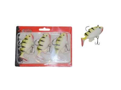 Captain 3563 Orient Soft 9cm Levrek Silikonu 3lü Set Suni Balık - 4