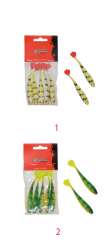Captain 3566 Pencil Duck 9cm Levrek Silikonu 5li Paket Suni Yem - Captain