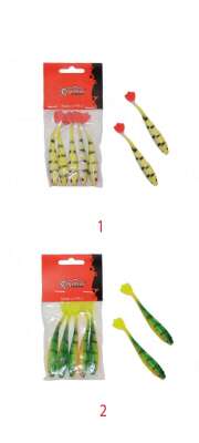 Captain 3566 Pencil Duck 9cm Levrek Silikonu 5li Paket Suni Yem - 3