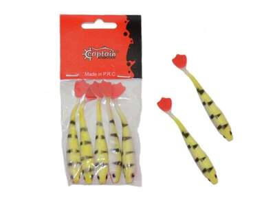 Captain 3566 Pencil Duck 9cm Levrek Silikonu 5li Paket Suni Yem - 1