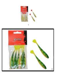 Captain 3566 Pencil Duck 9cm Levrek Silikonu 5li Paket Suni Yem - 5