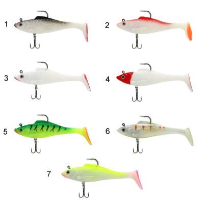 Captain 3567 Cracker Soft 10cm Levrek Turna Silikonu 3lü Set Suni Balık - 7