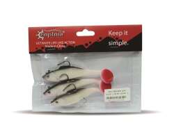 Captain 3567 Cracker Soft 10cm Levrek Turna Silikonu 3lü Set Suni Balık - 1