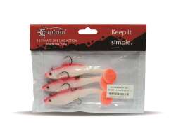 Captain 3567 Cracker Soft 10cm Levrek Turna Silikonu 3lü Set Suni Balık - 2