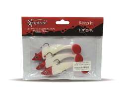 Captain 3567 Cracker Soft 10cm Levrek Turna Silikonu 3lü Set Suni Balık - 4