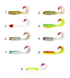 Captain 3571 Taifun Soft 10cm Levrek Silikonu 5li Paket Suni Yem - Captain