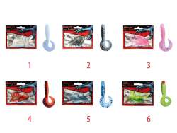 Captain 3572 Little Smart Soft 4cm Levrek Silikonu 5li Paket Suni Yem - Captain