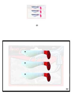 Captain 3573 Junior Killer Soft 5cm Levrek Silikonu 3lü Paket Suni Yem - 5