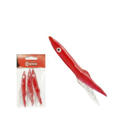 Captain 3580 Octopus Glitter 8cm Sübye 3lü Paket Suni Yem - 2