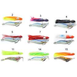 Captain 3581 Kalamar Zokası 11cm Oktopus Squid Size 35 - Captain