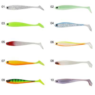 Captain 3587 Dagi Duck Shad 9cm 7gr Levrek Silikonu 5li Paket Suni Yem - 1