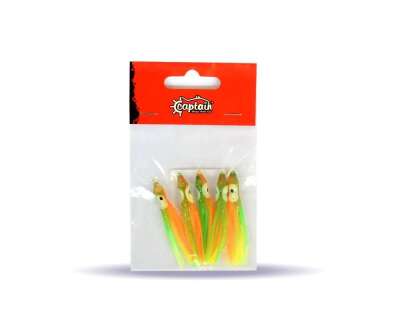 Captain 3593 Octopus Pride 5cm Ahtapot Sübye 5li Paket Suni Yem - 1