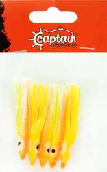 Captain 3593 Octopus Pride 5cm Ahtapot Sübye 5li Paket Suni Yem - 5