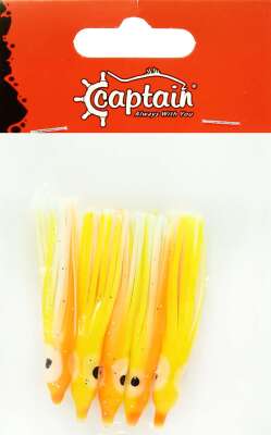 Captain 3593 Octopus Pride 5cm Ahtapot Sübye 5li Paket Suni Yem - 5